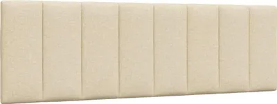 Image de Coussin de tête de lit Hanko crème 160 cm tissu