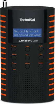 Produktbild von TechniSat TECHNIRADIO Solar (DAB+ Radio, LCD, USB)