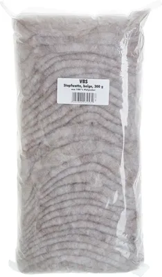 Produktbild von VBS Füllwatte Beige 250g Bastelwatte Kissenfüllung Puppenfüllung 300 g