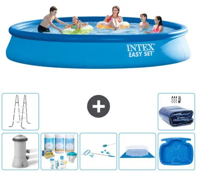 Zdjęcie produktu dla Basen Easy Set Rund - 457x84 cm - 8 elementów - model S20286