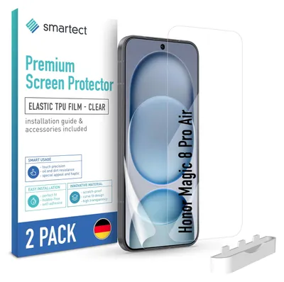 Produktbild von 2x TPU Schutzfolie Klar für Honor Magic 8 Pro Air Displayschutz Panzerfolie