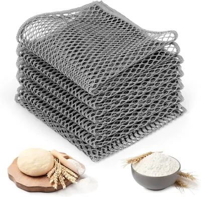 Produktbild von Spüntücher 30x30 cm, 6 Stücke, netzartig, wiederverwendbar, für Geschirr