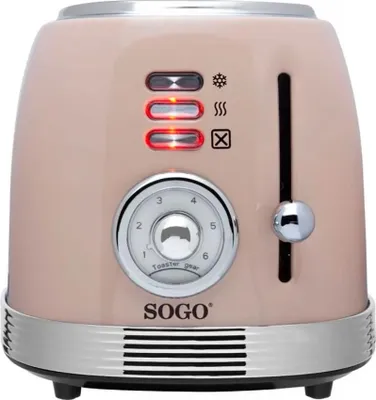 Produktbild von Sogo TOS-SS-5470, 2 Scheibe(n), Beige, Edelstahl, Drehregler, 274 mm, 194 mm
