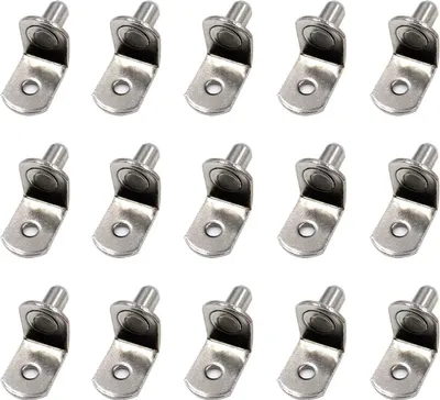 Produktbild von Regalbodenträger 80 Stück 5mm Bodenträger für Einlegeböden Kleiderschrank Metall Einlegeboden Halter für Schränke Bücherregal Küchenschrank Schrankbretter Halter