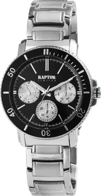 Produktbild von Raptor Limited Herrenuhr "Lukmann" mit Edelstahlarmband
