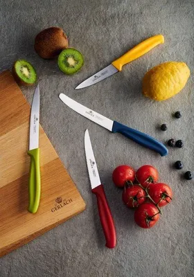 Produktbild von Famanu Küchenmesser Set - 3 Edelstahlmesser für Gemüse und Steak
