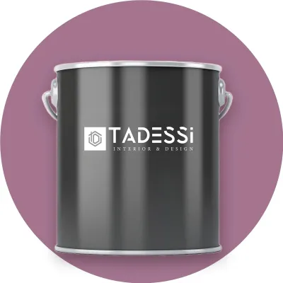 Produktbild von TADESSI Wandfarbe Violett - Veilchen - abwaschbare Innenfarbe matt - Dispersionsfarbe - Geruchsarm und Lösemittelfrei - 2,5 Liter Gebinde