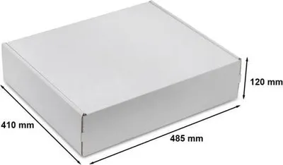 Zdjęcie produktu dla Karton Wykrojnikowy 485x410x120mm F427 Biały