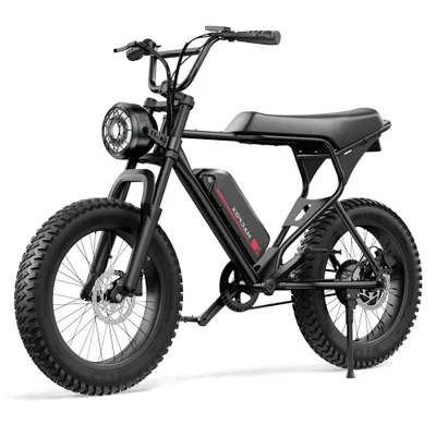 Produktbild von X1S Elektrofahrrad für den Stadtverkehr, 48 V / 10,4 Ah, breitere Geländereifen, Scheibenbremsen vorne und hinten, 120kg