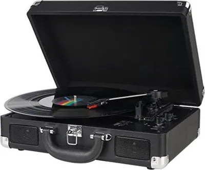 Productafbeelding van Famanu stereo-installatie met platenspeler - Retro-design