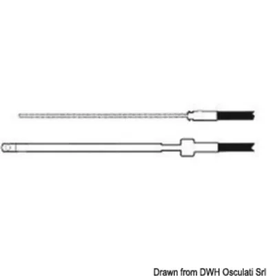 Obrázok produktu pre Riadiace lanko pre systémy Ultraflex M66, 12 stôp - Osculati 45.185.12