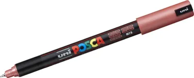Obrázek produktu pro Vláknová pera Uni Posca PC-1MR 0,7 metalická červená Balení 6 kusů