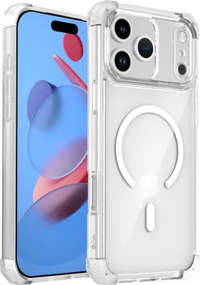 Produktbild von Magnetisch Hülle für iPhone 17 Pro Max Kompatibel mit Magsafe Stoßfest Militärschutz Transparente Handyhülle Klar