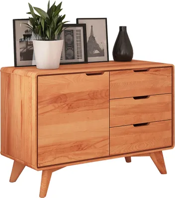 Produktbild von Kommode Timaru 10 Kernbuche massiv geölt - Abmessungen: 63 x 90 x 40 cm (H x B x T)