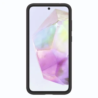 Produktbild von Samsung Schutzhülle EF-OA356TBEGWW für Galaxy A35 5G, Farbe: Schwarz/Schwarz, mit Kartenfach