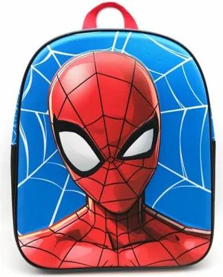 Obrázok produktu pre Detský batoh Marvel Spider-Man - taška na voľný čas pre deti modrá - 3D potlač cca 32 x 27 cm detská taška