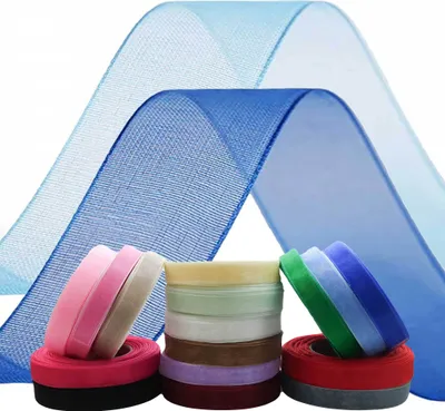 Produktbild von 27m Organzaband Chiffonband 12mm Polyester Dekoration Geschenkband