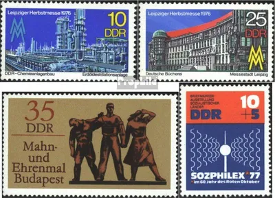 Produktbild von Briefmarken DDR 1976 Mi 2161-2162,2169,2170 (kompl.Ausgaben) postfrisch Leipziger Herbstmesse