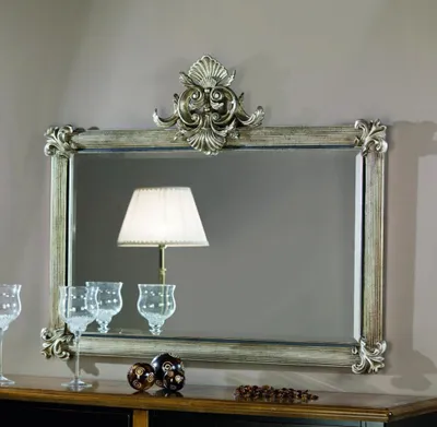 Image de Grand miroir classique miroir mural cadre bois miroir suspendu SP6570 baroque