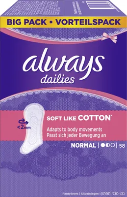 Produktbild von Always Slipeinlage Twist & Flex