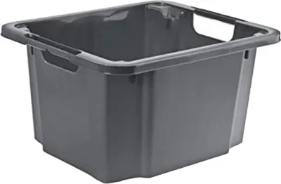 Produktbild von Drehstapelbox 26 l REVERSO, Farbe:Anthrazit