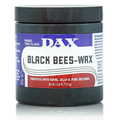 Produktbild von Dax Black Bees-Wax 7.5oz 213g Pure Beeswax Hair Wax