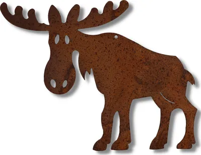 Produktbild von Rostikal Hängedeko Rentier 13 x 19 cm Fensterdeko hängend Hirsch Deko Gartendeko Rost Zimmer Deko