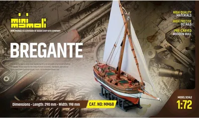 Produktbild von MINI MAMOLI Bregante 1:72 Bausatz