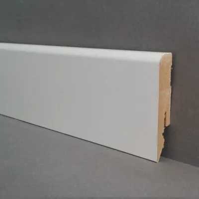 Produktbild von Sockelleiste "Euskirchen" (MDF foliert), Sockelleiste weiß
