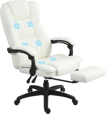 Produktbild von Bürostuhl - Schreibtischstuhl - Bürostuhl - Gaming-Stuhl - Drehstuhl - Massagefunktion - Höhenverstellbar