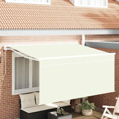 Produktbild von Maison Exclusive - Einziehbare Markise Creme 300 x 200 cm Polyester und Aluminium