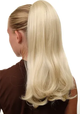 Produktbild von WIG ME UP Haarteil Pferdeschwanz lang glatt Platinblond BRO-525-613