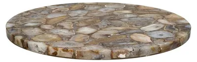 Productafbeelding van Pomax Agata tafelblad, bruin, Ø 55 x H 2 cm
