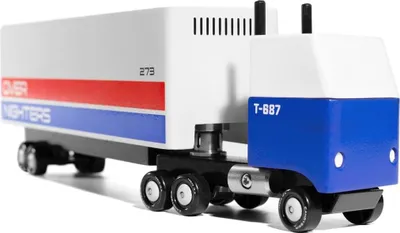 Image de Camion jouet en bois Candylab - Camion Candycar World 18 Wheeler