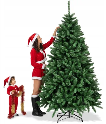 Obrázok produktu pre Umelý vianočný stromček, výška 220 cm, realistický vzhľad, hustý, zelený, elegantný