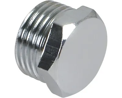 Obrázek produktu pro Zátka 6hran 3/8" mosaz chrom