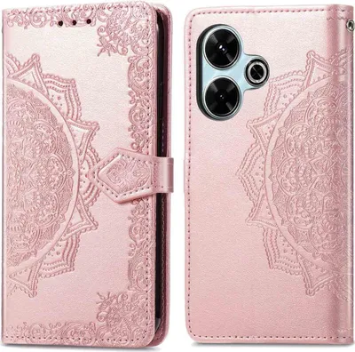 Image de imoshion Bibliothèque Mandala pour le Xiaomi Redmi 13 4G - Rosé Goud