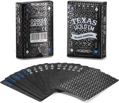 Immagine prodotto di Carte da poker nere Deluxe