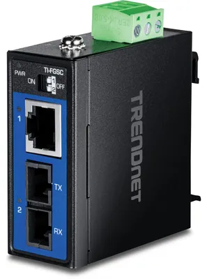 Obrázok produktu pre Trendnet TI-FGSC, 1000 Mbit/s, IEEE 802.3, IEEE 802.3ab, IEEE 802.3u, IEEE 802.3x, IEEE 802.3z, Gigabit Ethernet, 10,100,1000 Mbit/s, Plná, Polovičné, 1000 m