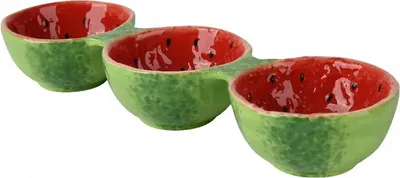 Produktbild von 3er-Set Keramik-Snackschalen 8x28x4cm