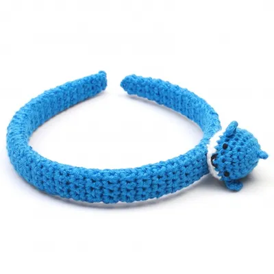 Produktbild von Naturzoo Haarband / Diadem für Baby Narwal Blau