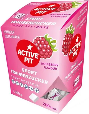 Produktbild von Active Pit Sport Traubenzucker Himbeer 200er