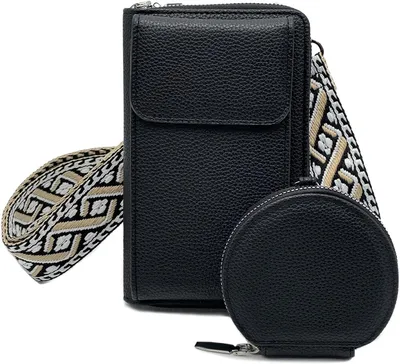 Produktbild von Handtasche aus Leder, kleine Größe, mit breitem Schulterriemen, Münzfach, für Damen