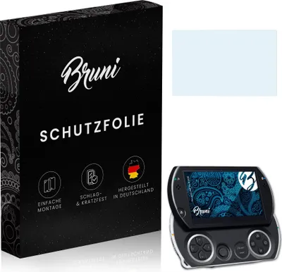 Produktbild von Bruni Basics-Clear 2x Schutzfolie kompatibel mit Sony PSP Go (N1000) Folie