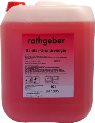Produktbild von Sanitär-Grundreiniger / 10,0 L PE-Kanister