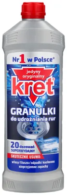 Zdjęcie produktu dla Kret Granulki do udrożniania rur 800g