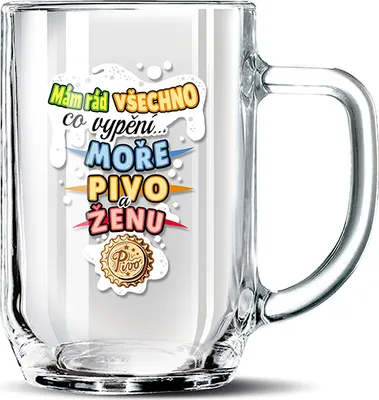 Produktbild von Nekupto Dárkový půllitr Mám rád všechno co vypění RDH