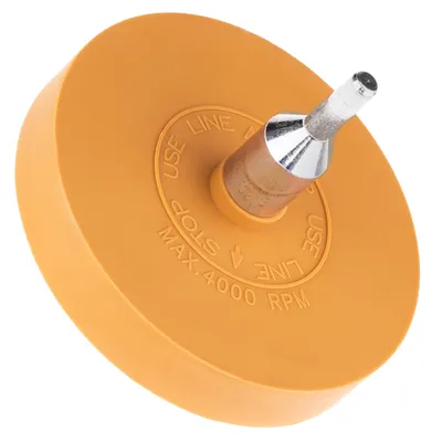 Immagine prodotto di Disco in gomma STIX, liscio, morbido, per la rimozione di adesivi, incl. adattatore