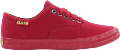 Produktbild von Big Star Damen Schnür-Turnschuhe in Rot, Modell JJ274263
