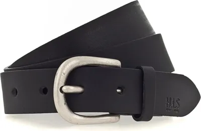 Immagine prodotto di H.I.S Pelle cintura 30mm Leather Belt W75 Black nero